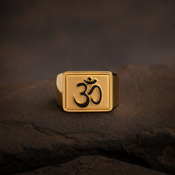 Men's Plain Gold Ring