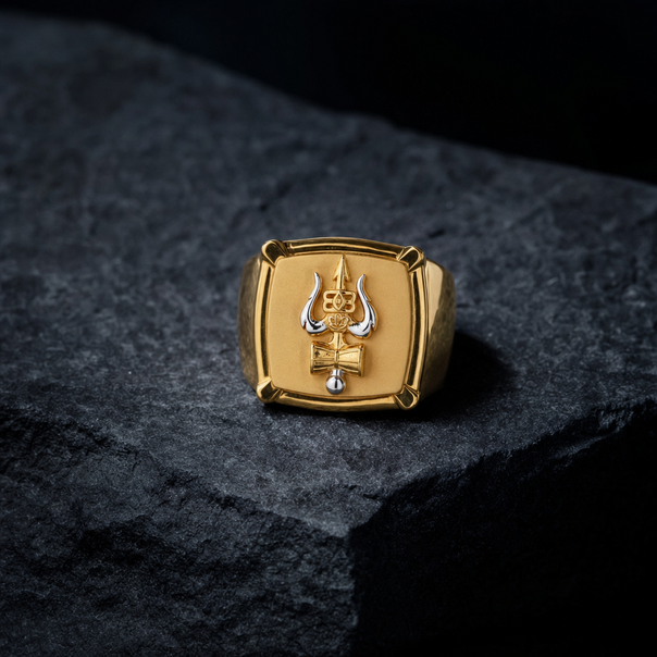 Men's Plain Gold Ring