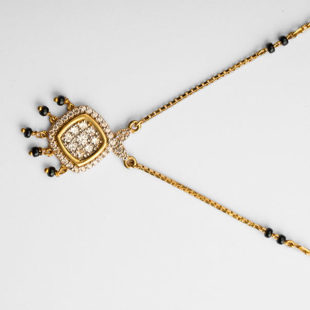 Gold CZ Mangalsutra