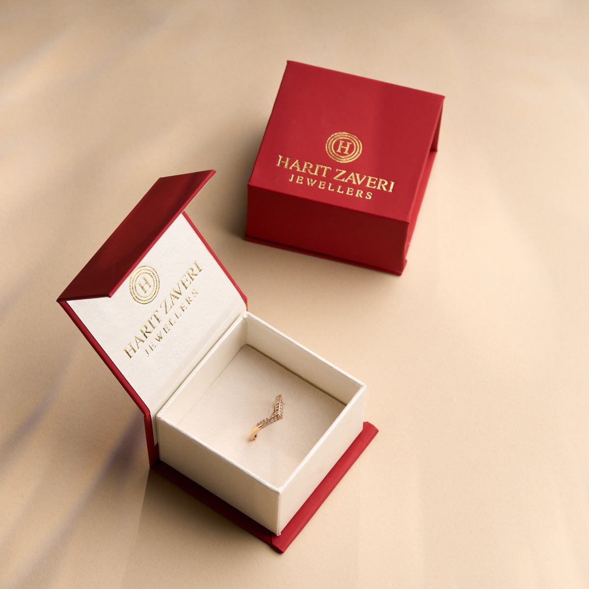 Gold CZ Vanki Ring