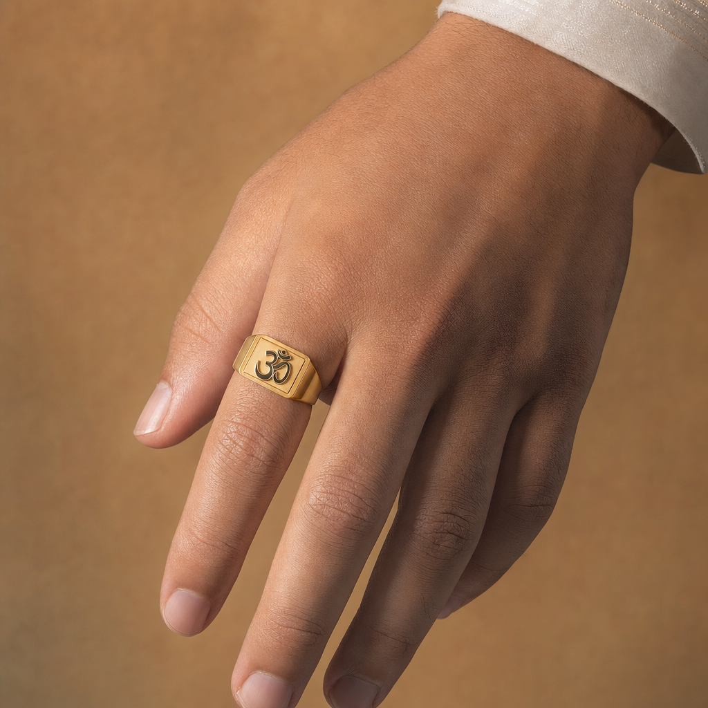 Men's Plain Gold Ring