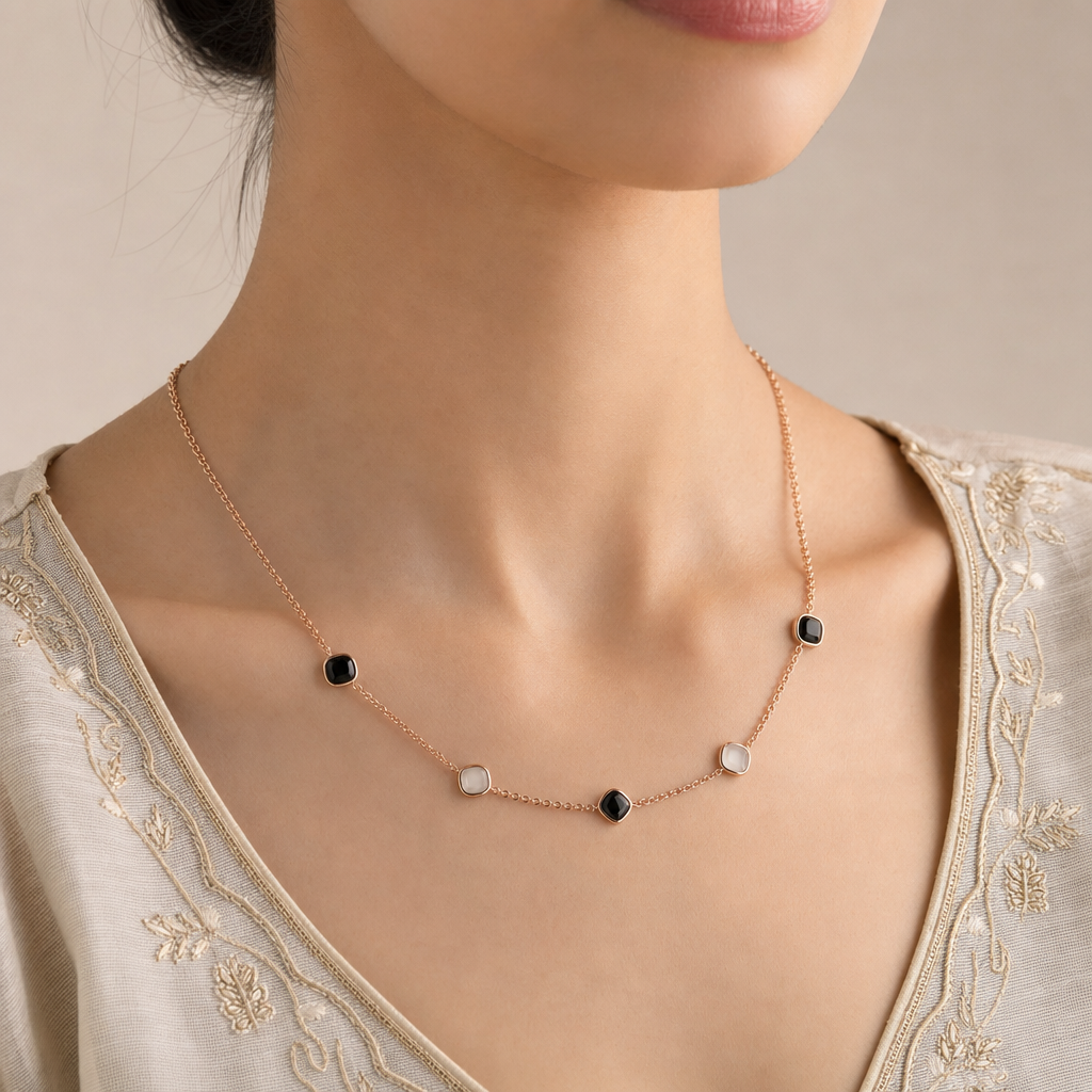 Gold Station Beaded Chain