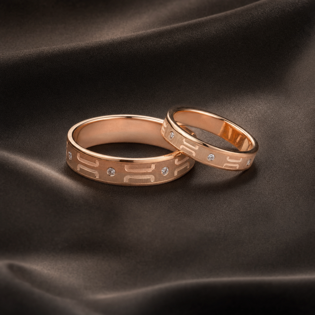 Handcrafted Plain Gold Band Ring