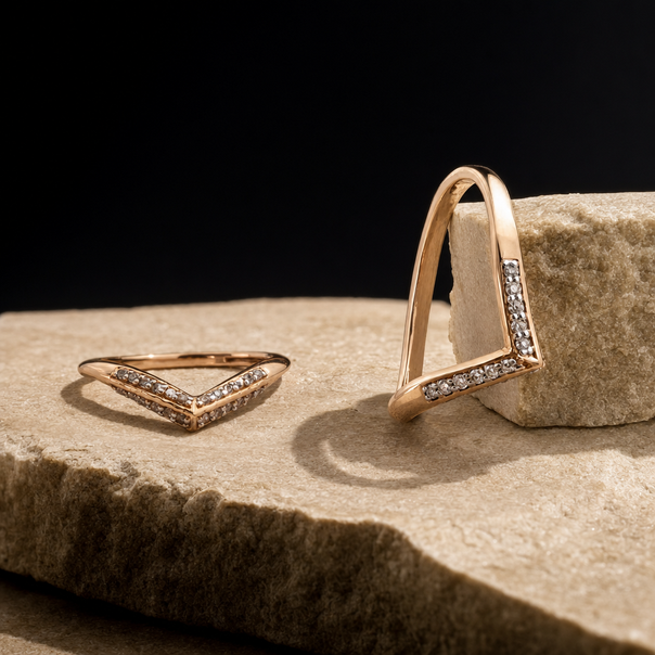 Gold CZ Vanki Ring