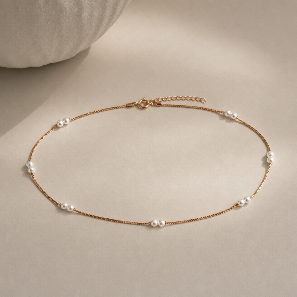 Gold Station Beaded Chain