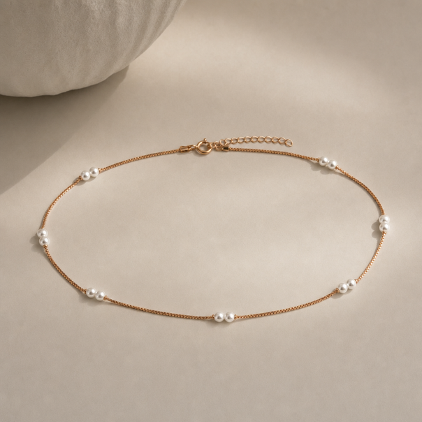 Gold Station Beaded Chain
