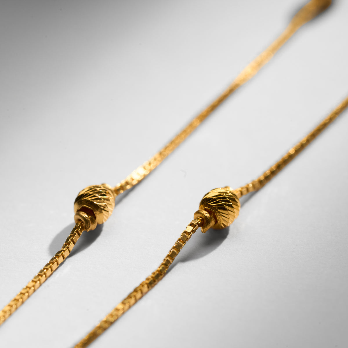 Gold Station Beaded Chain
