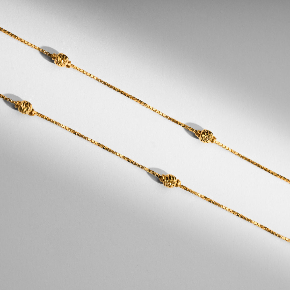 Gold Station Beaded Chain