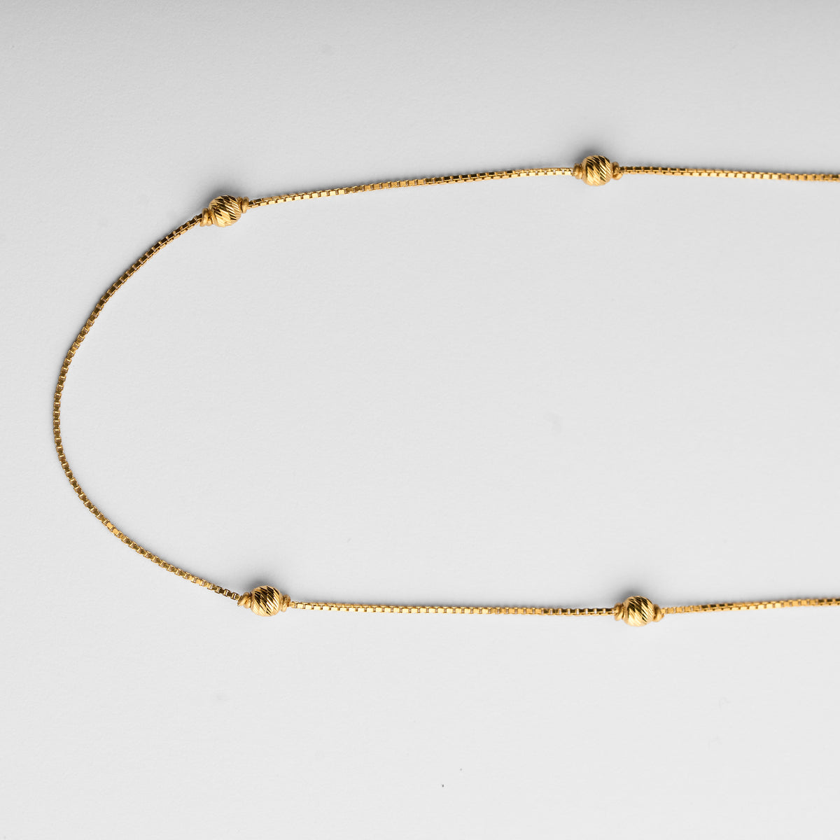 Gold Station Beaded Chain