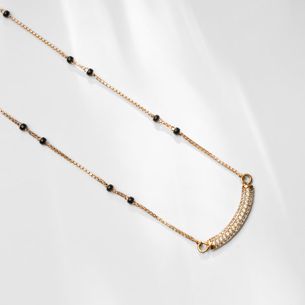 Gold CZ Mangalsutra