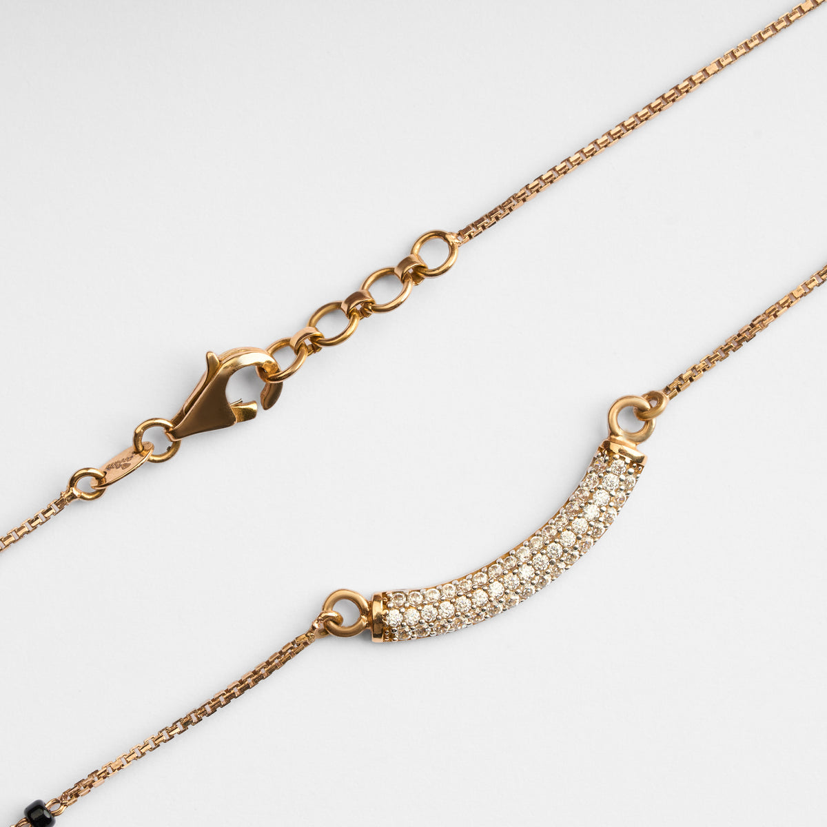 Gold CZ Mangalsutra