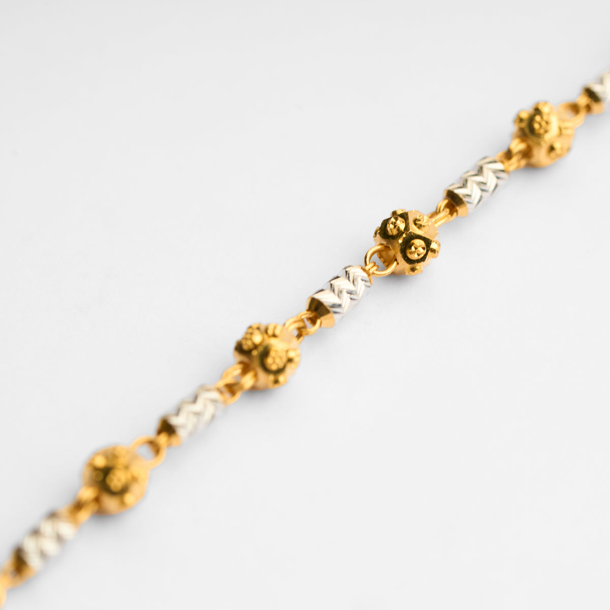 Gold Vertical Link Bracelet