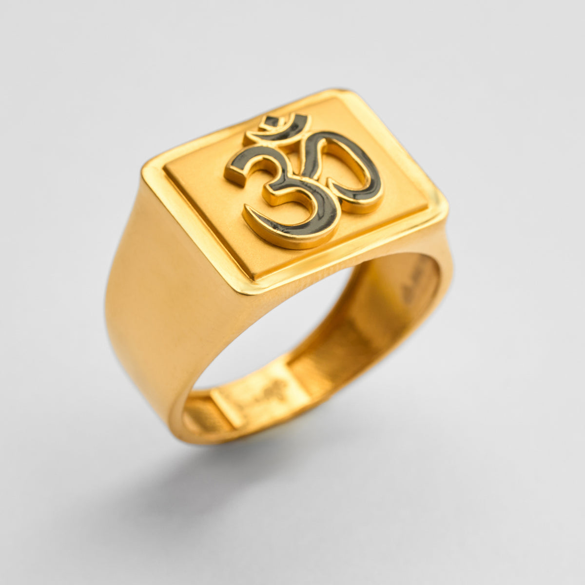 Men's Plain Gold Ring