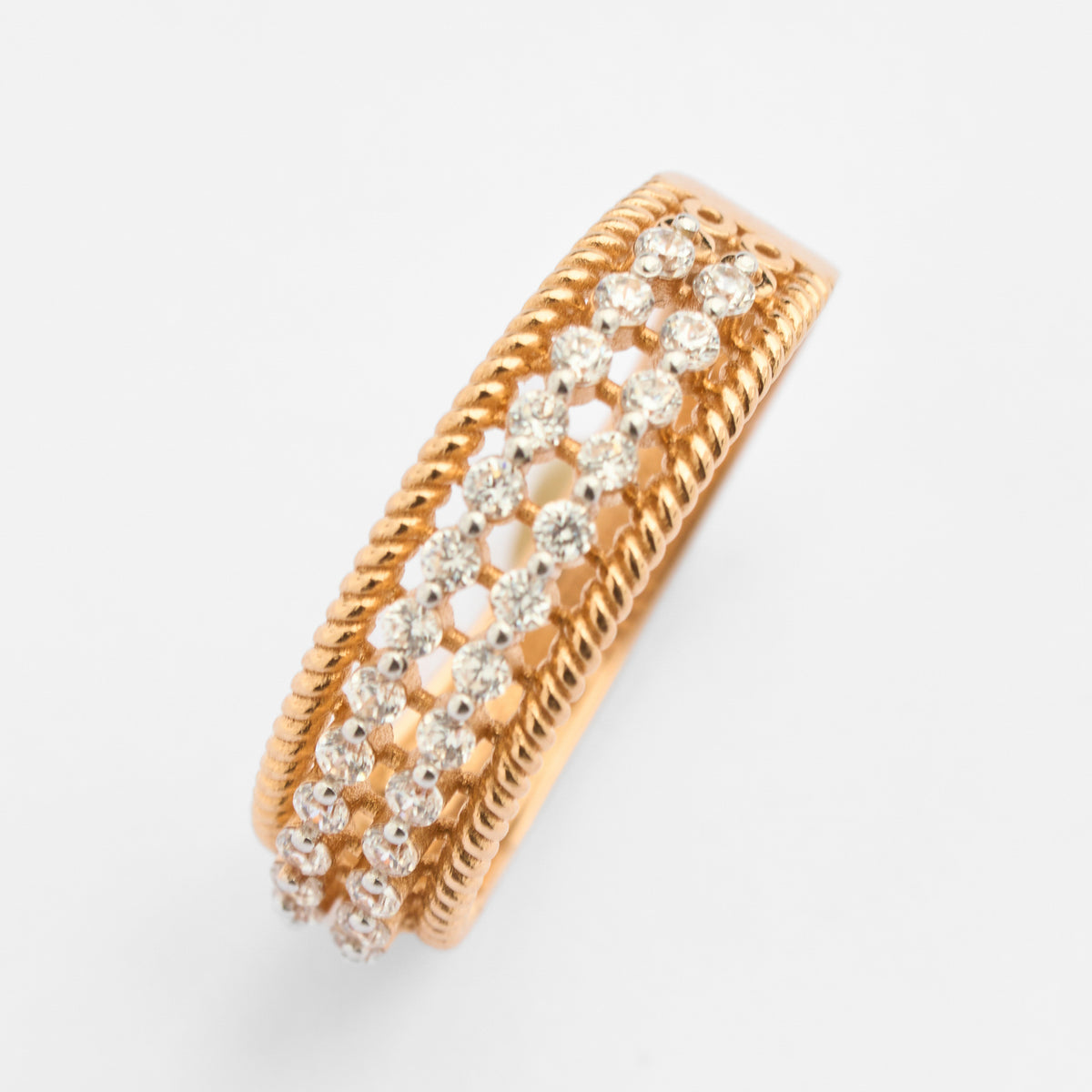 Gold CZ Ring