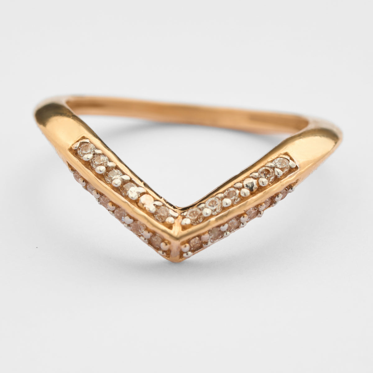 Gold CZ Vanki Ring