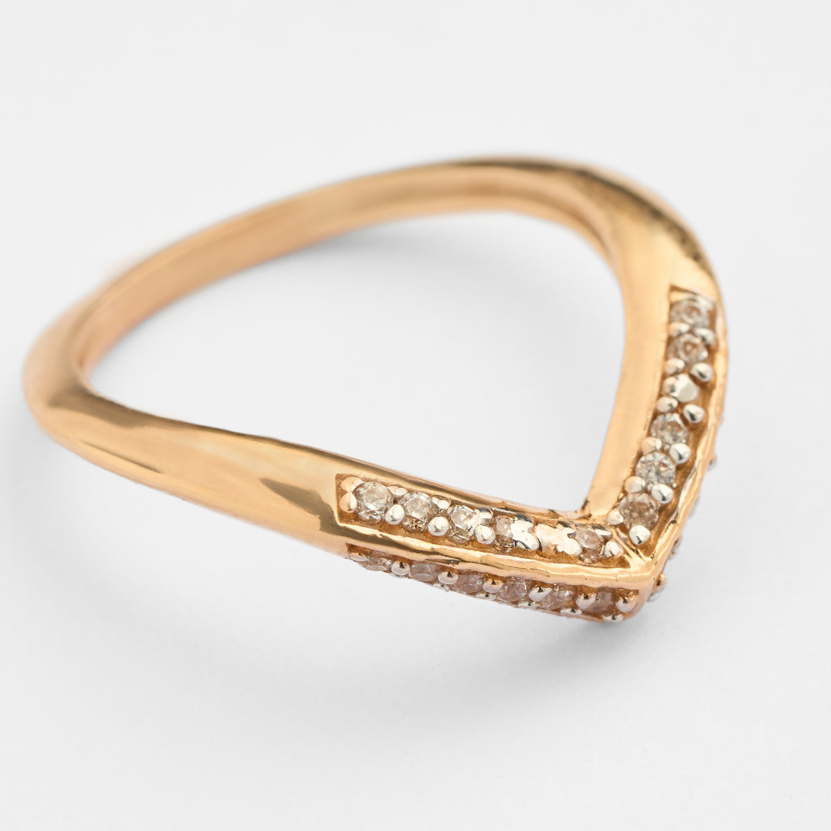 Gold CZ Vanki Ring