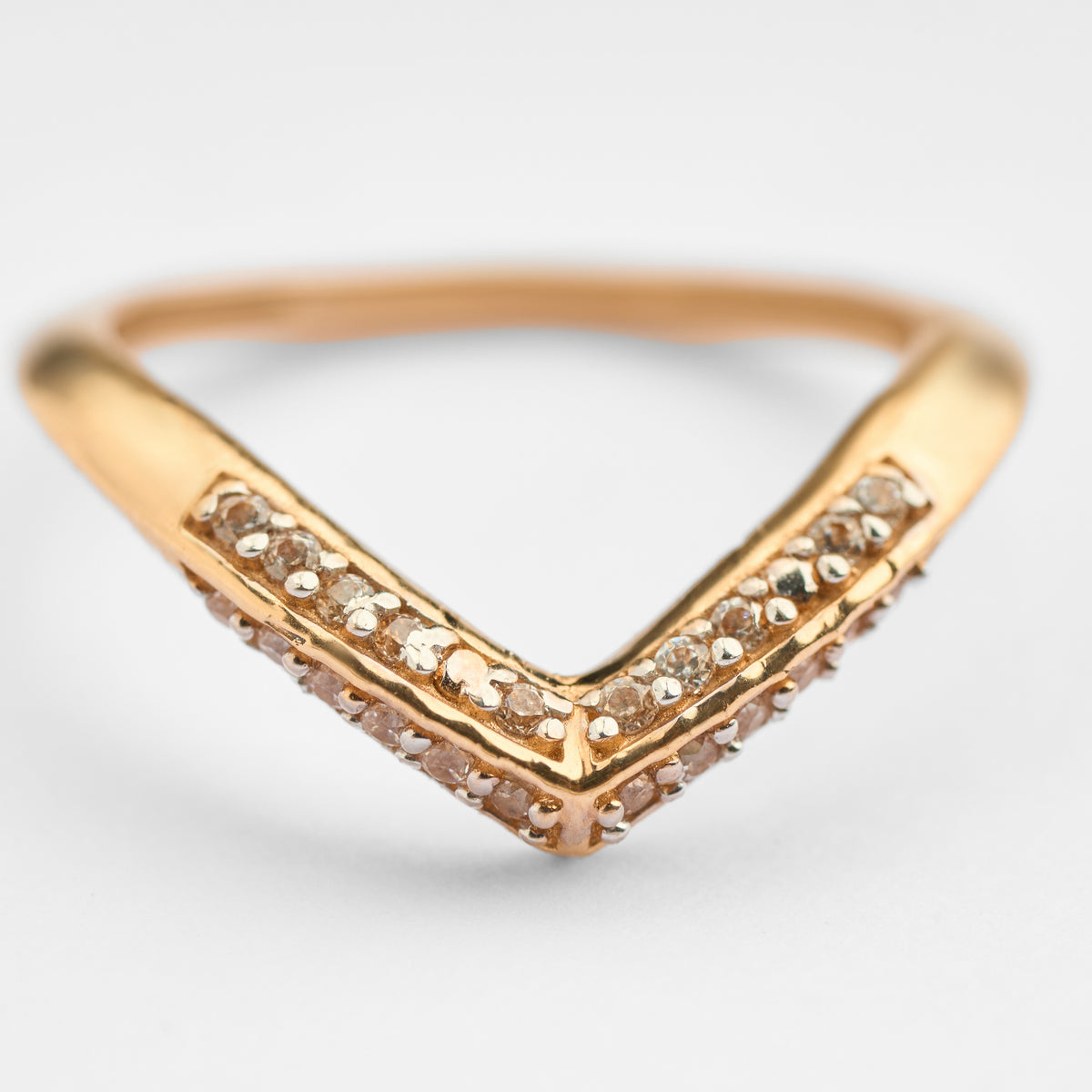 Gold CZ Vanki Ring