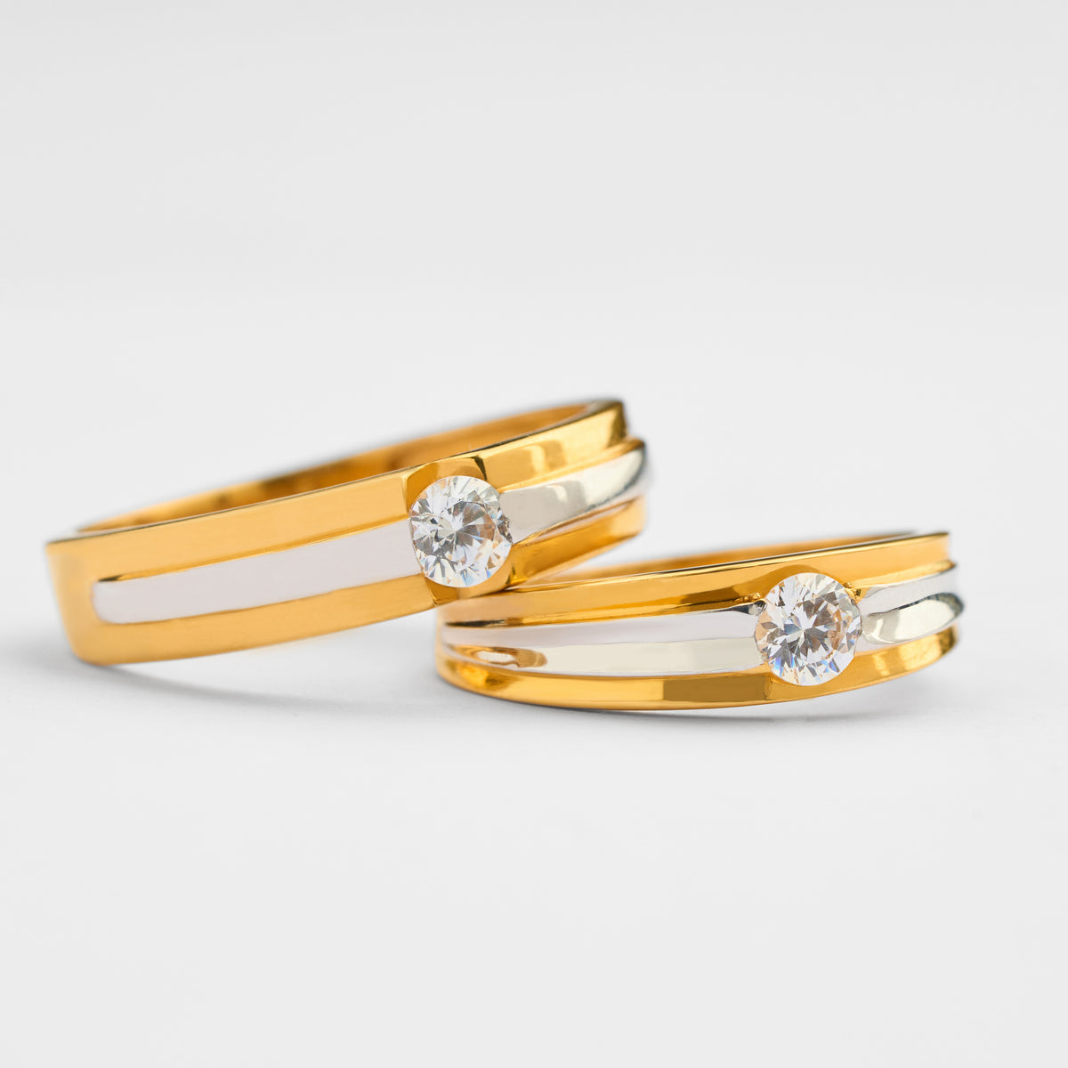 Men's Gold Solitaire Engagement Ring