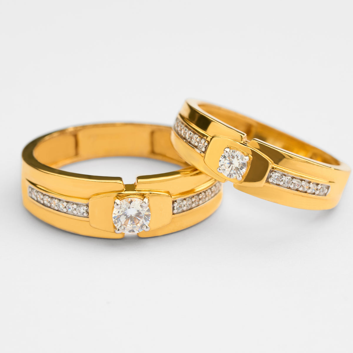 Men's Gold Solitaire Engagement Ring