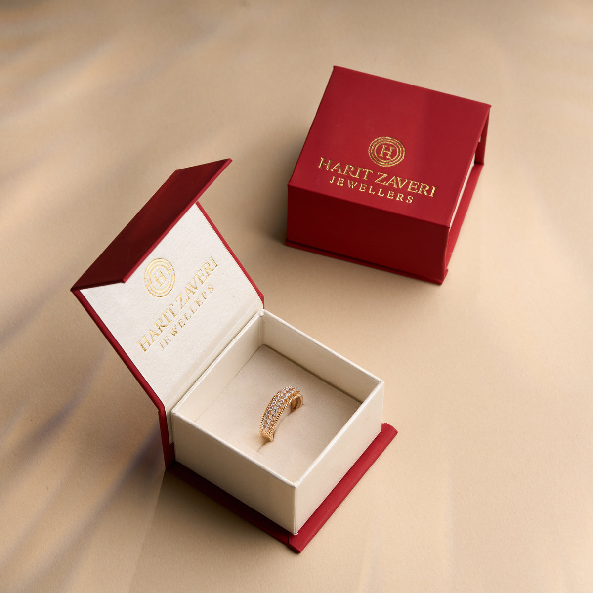 Gold CZ Ring